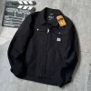 Hochwertige Carhartt Jacke im braunen Canvas-Stil