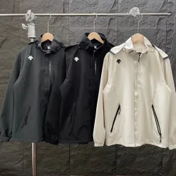 Luxus Descente Mäntel Schwarz Casual Style