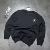Premium Calvin Klein Langarmshirt Schwarz Baumwolle Klassischer Stil