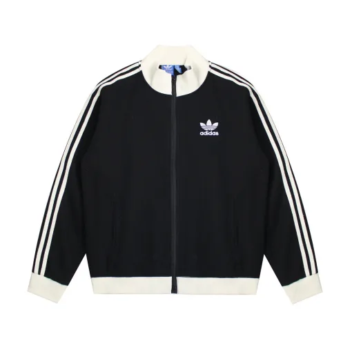 Premium Adidas Mantel Schwarz Classic Luxury