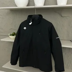 Hochwertige Descente-Jacken aus schwarzem Fleece, klassische Kollektion