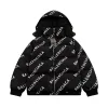 Hochwertige Balenciaga Baumwollkleidung Schwarz Nylon Solid Style