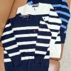 Bestseller Ralph Lauren Pullover Blau Bestickter Stil