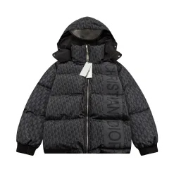 Luxus Dior Baumwollkleidung Schwarz Nylon Solid Luxus