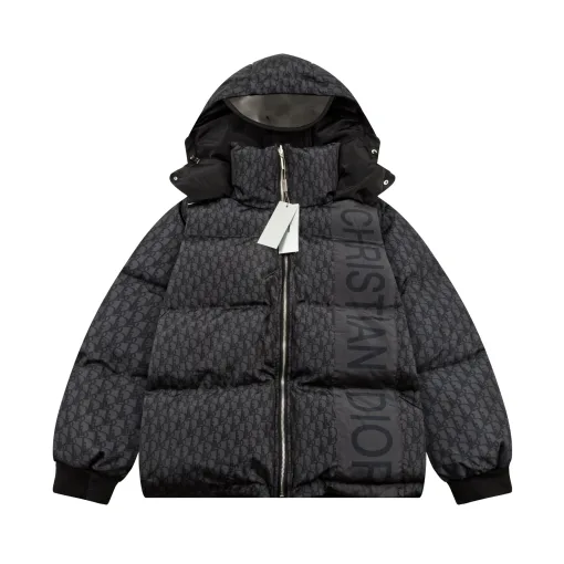 Luxus Dior Baumwollkleidung Schwarz Nylon Solid Luxus