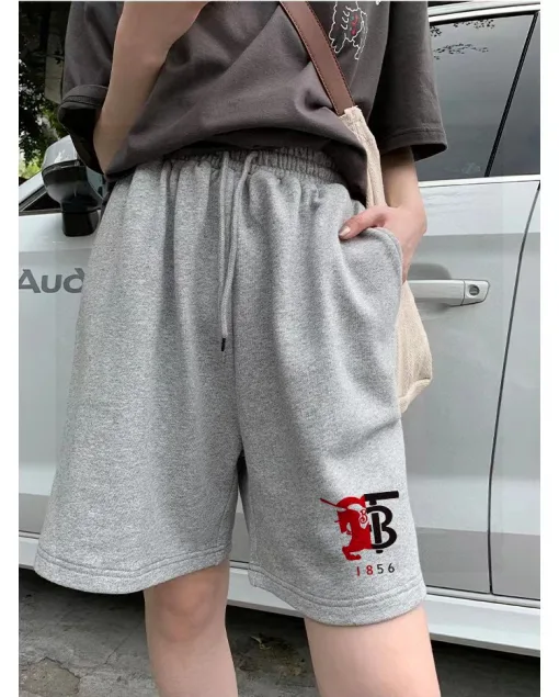 Hochwertige Burberry Shorts Black Logo Kollektion