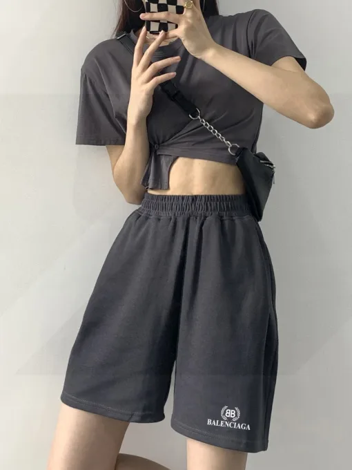 Hochwertige Balenciaga Shorts Schwarz Classic Luxury