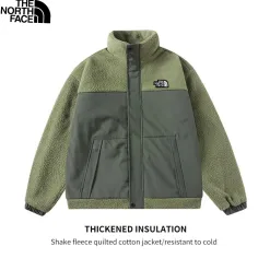 Hochwertige The North Face Jacke Grün Fleece Luxus