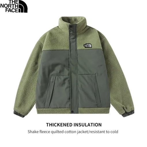 Hochwertige The North Face Jacke Grün Fleece Luxus
