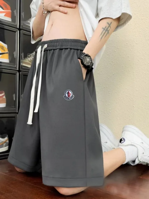 Moncler Shorts in Premiumqualität, Schwarz, Monogramm, Luxus