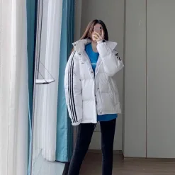 Premium Qualität Adidas Mäntel Weiß Solid Style