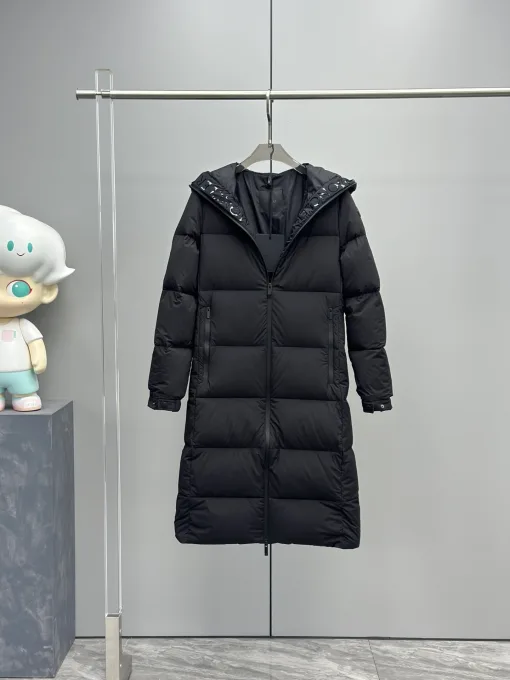 Premium Moncler Jacken Schwarz Fleece Minimalist Kollektion