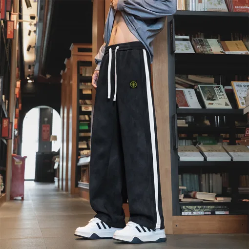 Premium Stone Island Freizeithose Schwarz Casual Luxury