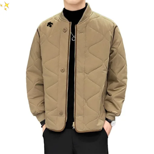 Luxus Descente Jacken Schwarz Seide Stil