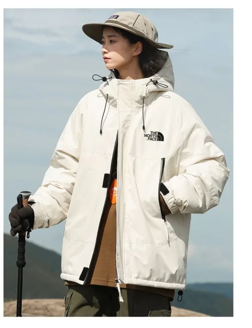 Hochwertiger, baumwollgefütterter Jackenstil von The North Face