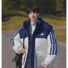 Premium Adidas Jacken Schwarz Kariert Luxus