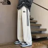 Luxus The North Face Hose Schwarz Baumwolle Casual Style