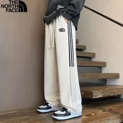 Luxus The North Face Hose Schwarz Baumwolle Casual Style