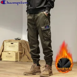 Bestseller Champion Freizeithose Schwarz Baumwolle Casual Style