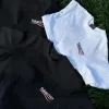Luxus Balenciaga Kurzarm Weiß Baumwolle Logo Stil