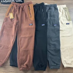 Bestseller Patagonia Casual Pants Schwarze Fleece Patchwork Kollektion