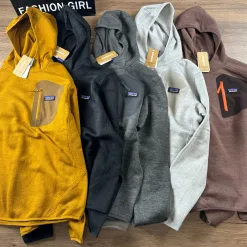 Premium Qualität Patagonia Jacken Schwarz Fleece Casual Luxus