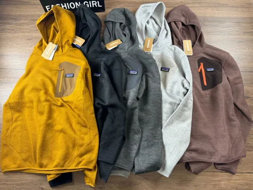 Premium Qualität Patagonia Jacken Schwarz Fleece Casual Luxus