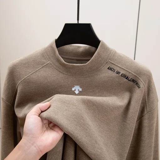 Luxus Descente Pullover Schwarz Strick Urban Style
