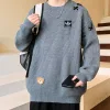 Luxus Adidas Pullover Weiß Strick Chic Style