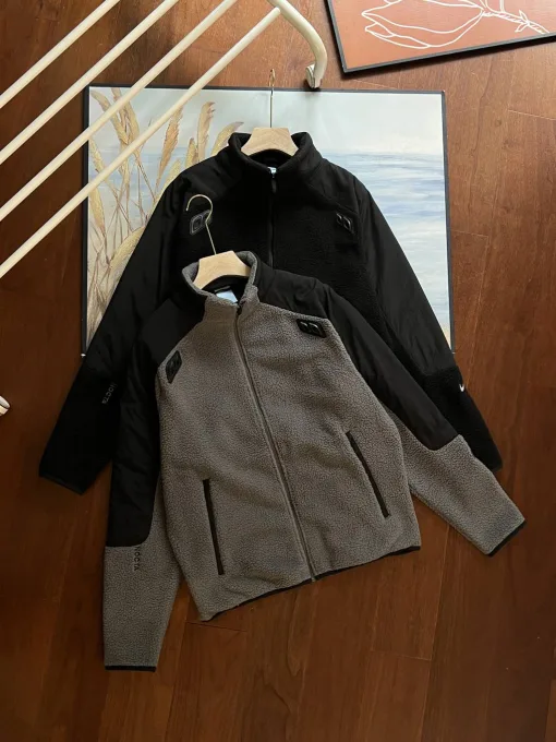Premium Nike Jacken Grau Fleece Elegant Luxus