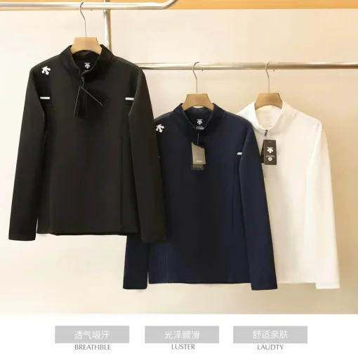 Bestseller Descente Langarm Schwarz Solid Style