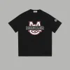 Moncler Kurzärmeliges Baumwoll-Print-Modell in Premiumqualität in Schwarz