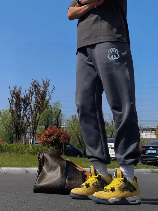 Meistverkaufte Balenciaga Jogginghose Grau Fleece Classic Collection