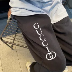 Premium Gucci Jogginghose Fleece Monogramm Luxus