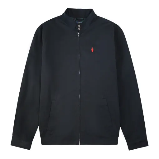 Premium Ralph Lauren Mantel Schwarz Classic Collection