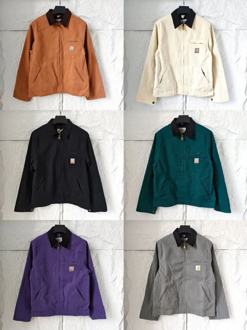 Bestseller Carhartt Mäntel Graue Canvas Washed Kollektion