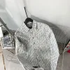 Hochwertiges Dior-Hemd in Grau-Denim, klassischer Luxus