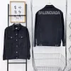 Premium Qualität Balenciaga Mäntel Schwarz Denim Strass Luxus
