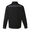 Luxus Balenciaga Mäntel Weiß Denim Strass Luxus