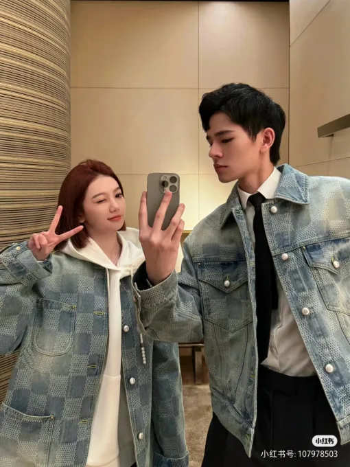 Bestseller Louis Vuitton Jacken Denim Logo Style