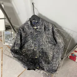 Luxus Louis Vuitton Röcke Gelb Denim Vintage Kollektion