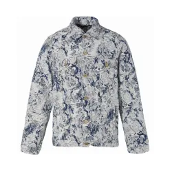 Luxus Louis Vuitton Rock Weiß Denim Jacquard Kollektion