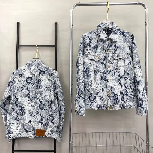 Hochwertiger Louis Vuitton Rock Blue Denim Jacquard Luxus
