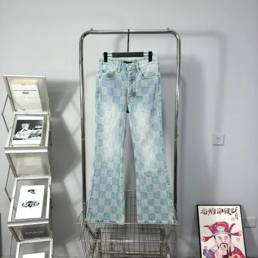 Hochwertige Louis Vuitton Jeans Denim Logo Kollektion