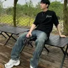 Hochwertige Louis Vuitton Jeans im Blue Denim Washed Style