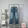 Hochwertige Louis Vuitton Jeans Blue Denim Washed Luxury