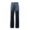 Hochwertige Louis Vuitton Jeans aus weißer Baumwolle mit Farbverlauf