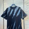 Premium Qualität Louis Vuitton Kurzarm Schwarz Farbverlauf Luxus