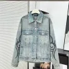 Premium Balenciaga Jacken im Denim Washed Style