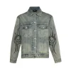 Premium Qualität Balenciaga Jacken Weiß Denim Washed Luxus